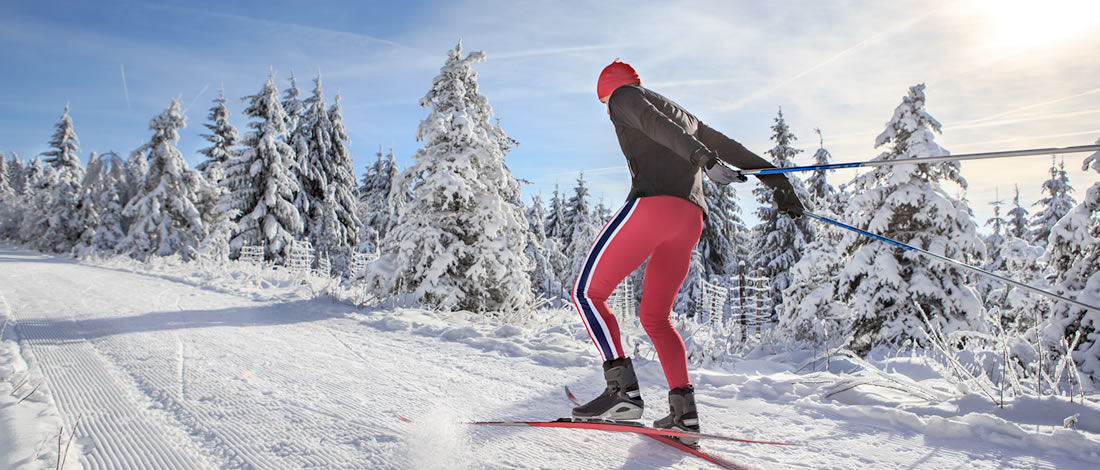 Perfekt gespurte Langlaufloipen in Eben im Pongau und Umgebung