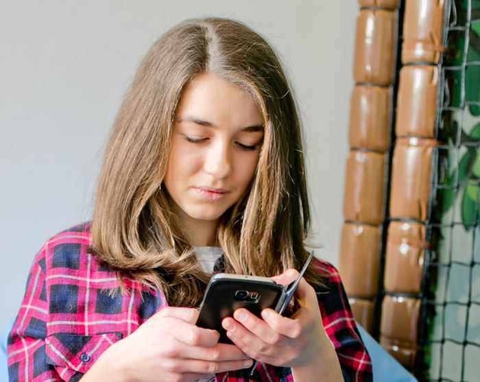 Teenager beim Relaxen