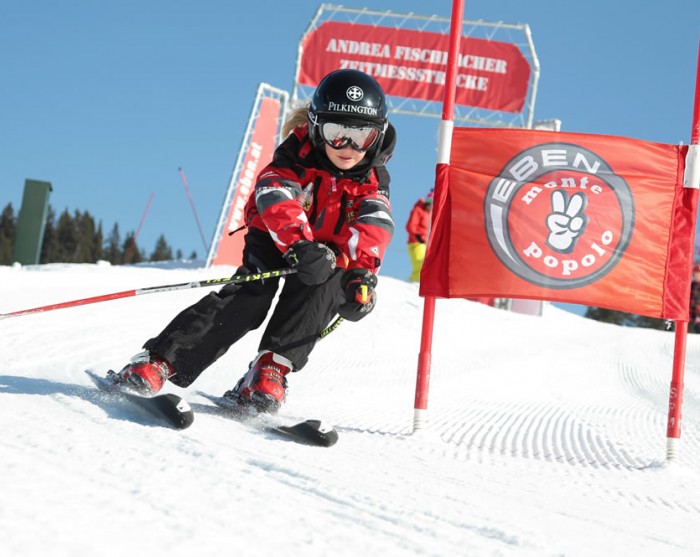 Skirennen am Monte Popolo