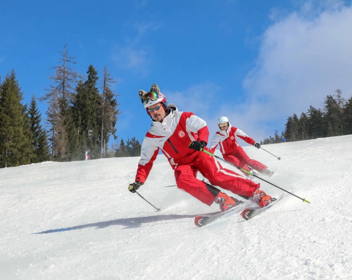 Skilehrer der Skischule Eben