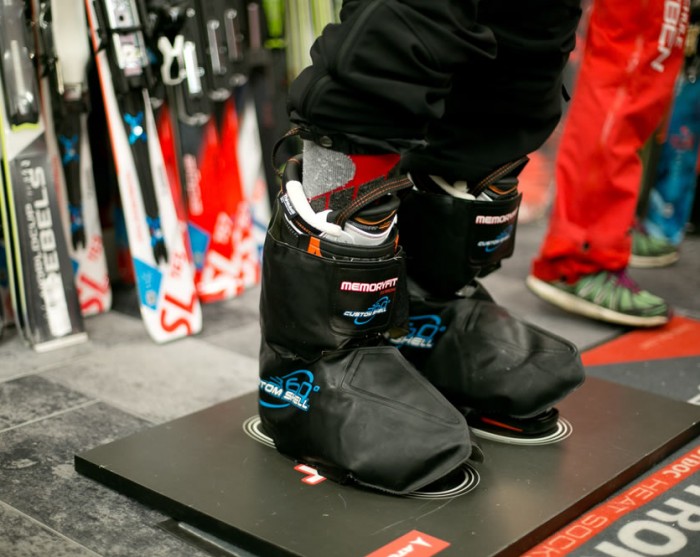 Skischuhfitting für die perfekte Passform