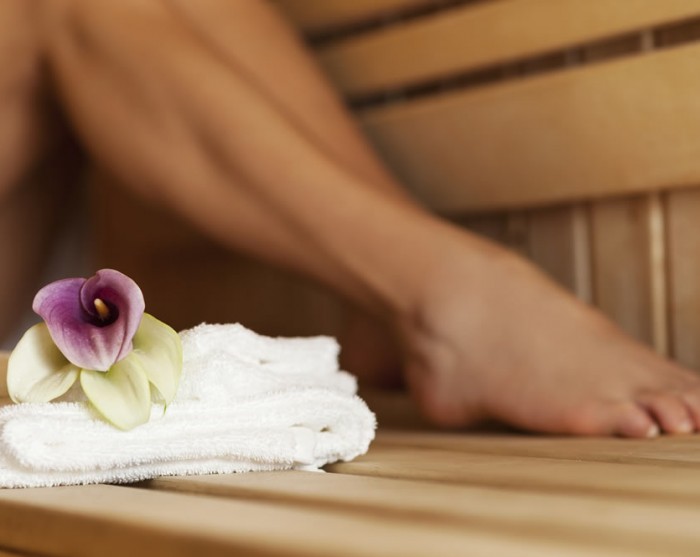Sauna im Landhotel Berger in Eben im Pongau