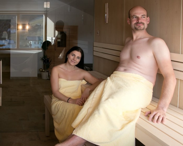 Unsere Sauna mit Panoramablick