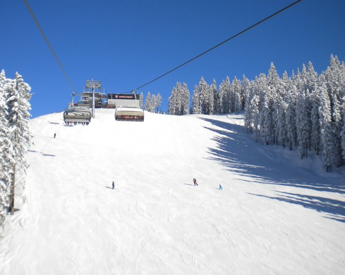 6er Seilbahn im Skigebiet Monte Popolo in Eben im Pongau, Ski amadé © TVB Eben im Pongau