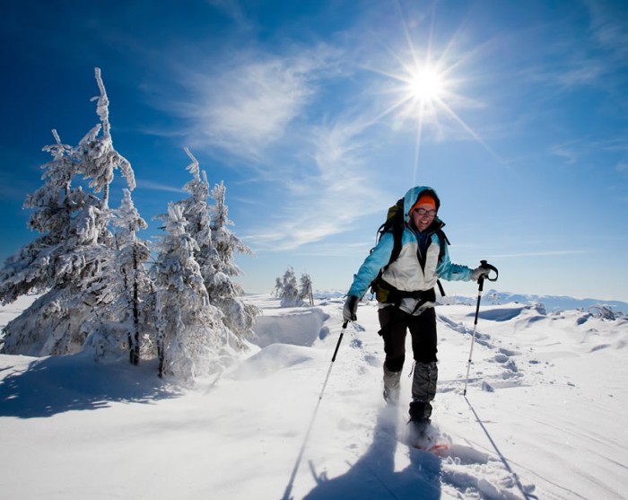 Schneeschuhwandern im Winterurlaub