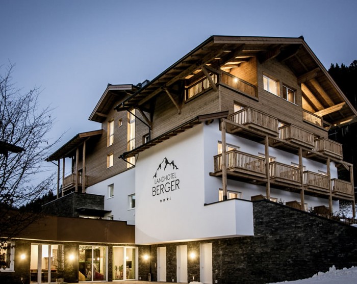 Das Landhotel Berger direkt an der Skipiste in Eben im Pongau